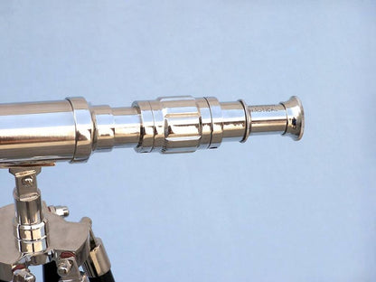 Standing Chrome Harbor Master Telescope 30""