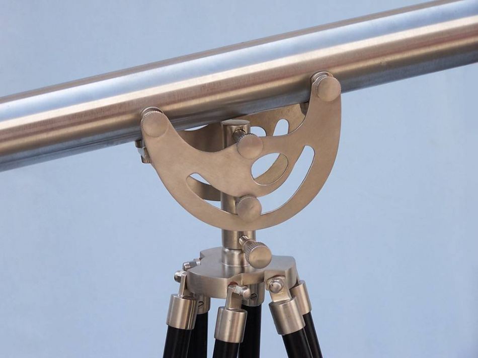 Floor Standing Brushed Nickel Anchormaster Telescope 50""