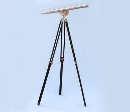 Floor Standing Brushed Nickel Anchormaster Telescope 50""