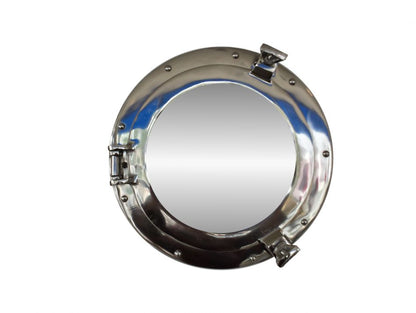 Deluxe Class Chrome Porthole Mirror 17""