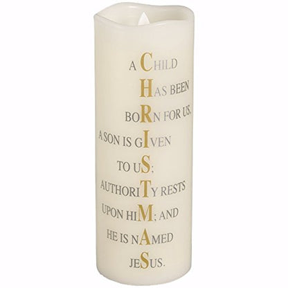 Christmas Flicker Wick Led Candle