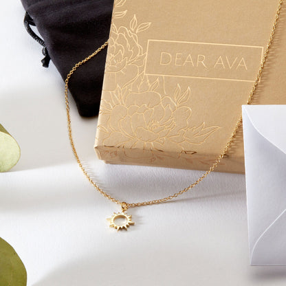 New Job Sun Pendant Necklace