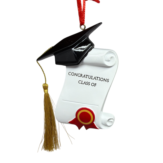 Graduation Ornament with Cap and Tassle