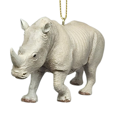Safari Animal Ornament - Rhino