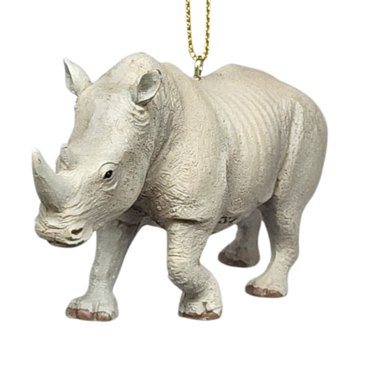 Safari Animal Ornament - Rhino