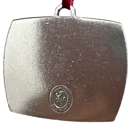 Covered Bridge Metal Ornament