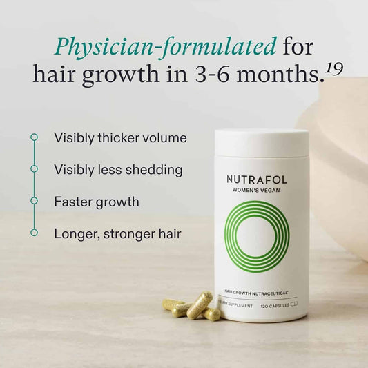 Nutrafol Women's Vegan Hair Growth Supplement Pack 3-Month Supply