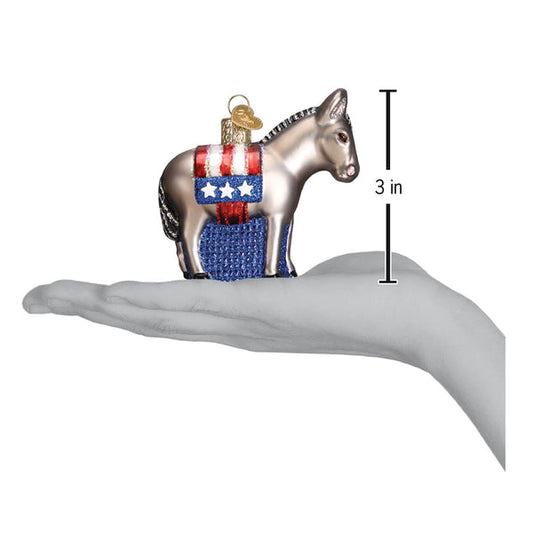 Democratic Donkey Ornament