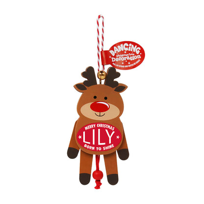 Dancing Wooden Ornament (L - Z) -