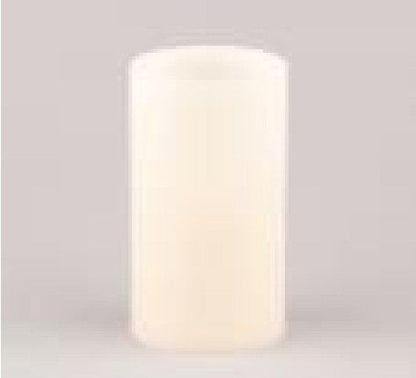 LED Straight Edge Candle - Bisque 3X6