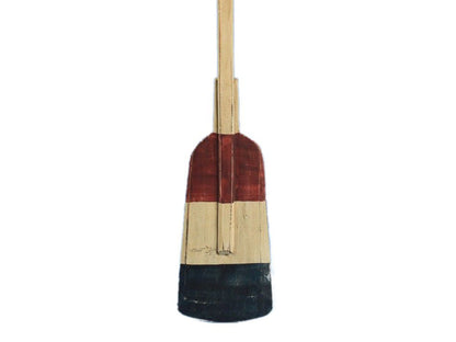 Wooden Independence Decorative Squared Rowing Boat Oar with Hooks 50""