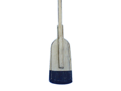 Wooden Rustic St. Lawrence Decorative Squared Rowing Boat Oar with Hooks 50""