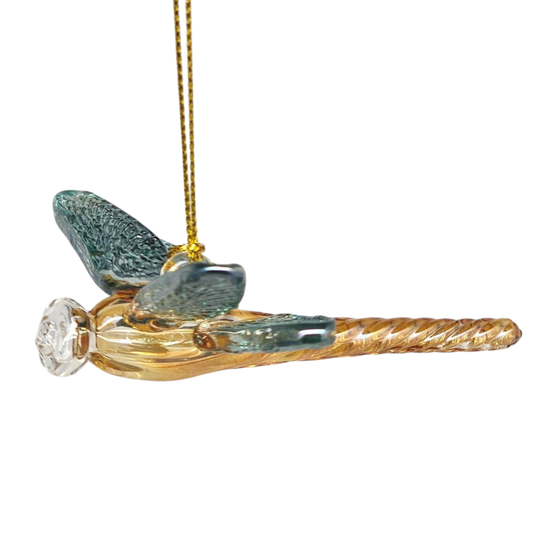 Egyptian Glass Dragon Fly - Green Wings