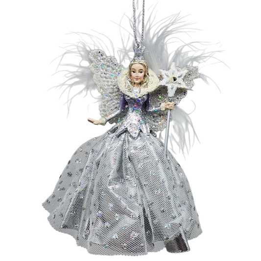 Lavender Snow Queen Ornament -