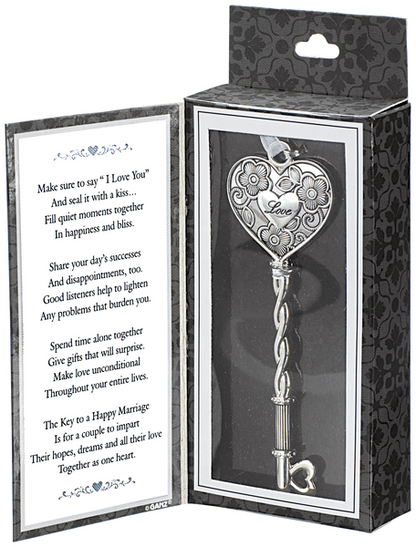 The Key To A Happy Marriage Ornament