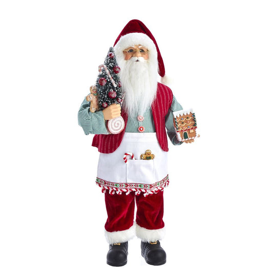 KSA Kringles Santa With Gingerbread House