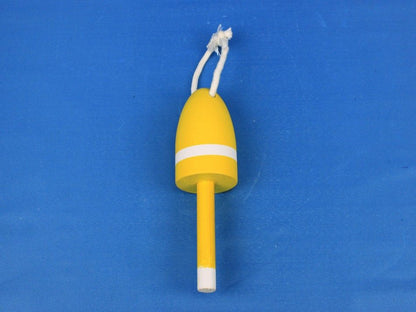 Wooden Yellow Lobster Buoy 7""