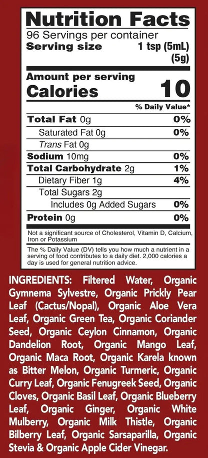 Organic Herbal Diabetes Formula