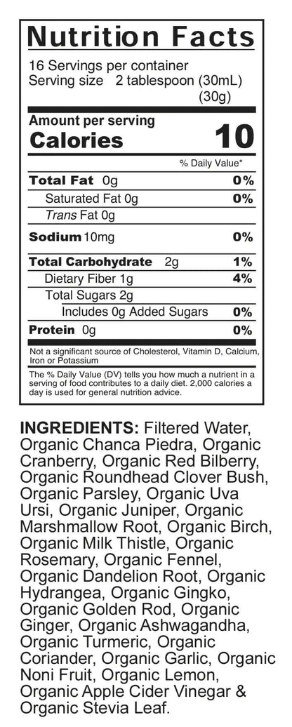 Organic, plant-based Kidney Cleanse