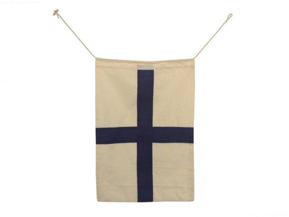 Letter X Cloth Nautical Alphabet Flag Decoration 20""
