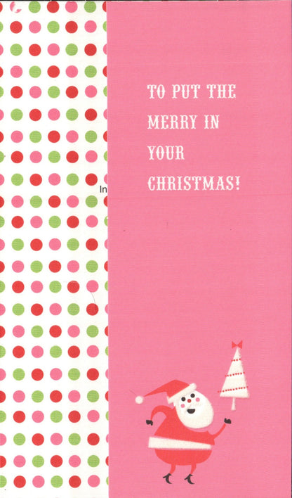 A Little Something Christmas Card