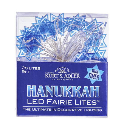 Battery-Operated Hanukkah LED Fairy Light - Star of David