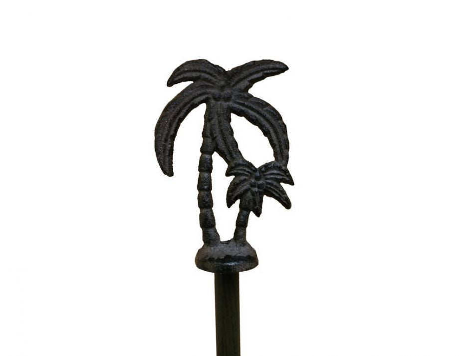 Cast Iron Palm Tree Paper Towel Holder 17""