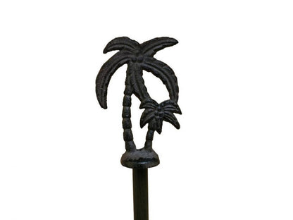 Cast Iron Palm Tree Paper Towel Holder 17""