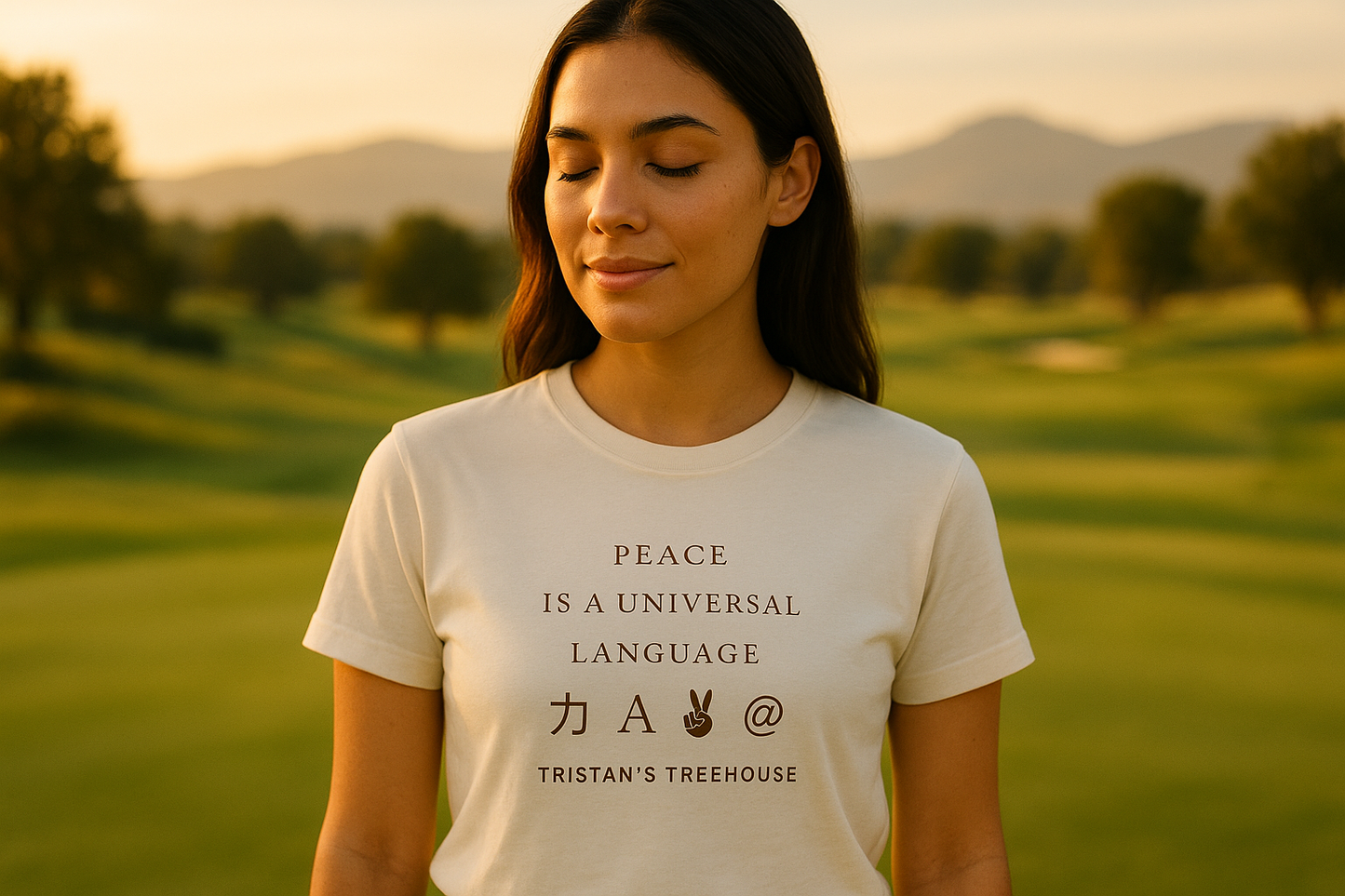 Peace is a Universal Language – T Shirt