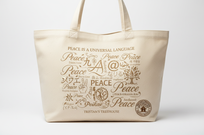 Peace is a Universal Language – Tote Bag