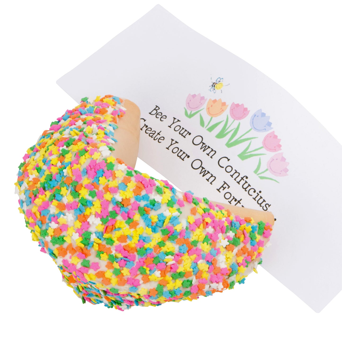 Spring Flowers Super Giant Fortune Cookie
