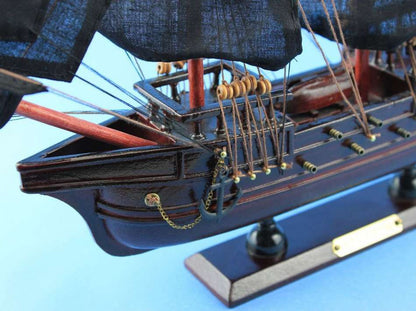Wooden Black Bart's Royal Fortune Model Pirate Ship 15""