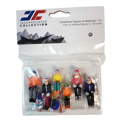 6 Piece Snowboarders - Seated