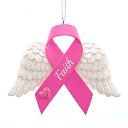 Susan G. Komen Pink Ribbon Wings Ornament
