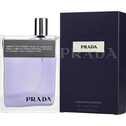 Prada Amber Pour Homme Eau De Toilette Spray 3.4 oz