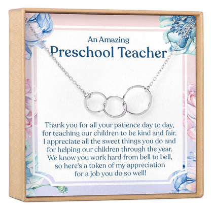 Preschool Teacher Necklace, Multiple Styles Jewelry