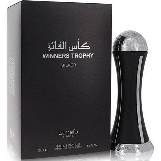 Lattafa Pride Winners Trophy Silver Unisex Eau De Parfum Spray 3.4 oz