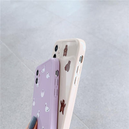 Cute Cartoon Animals iPhone Case