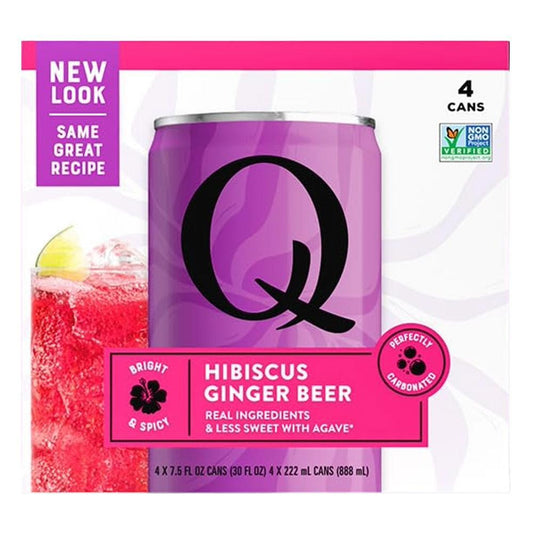 Q Mixers - 'Hibiscus' Ginger Beer (4PK)