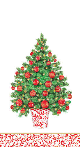 Decorated Tree - Guest Towel