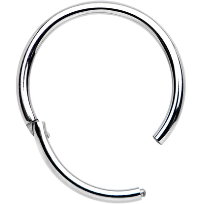 16G 1/2 Solid G23 Implant Grade Titanium Hinged Segment Ring