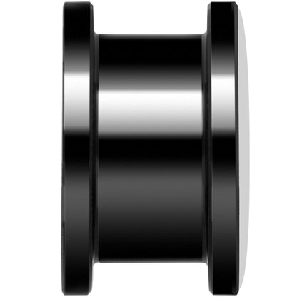 Undead Bride and Groom Halloween Black Anodized Plug Set 9/16