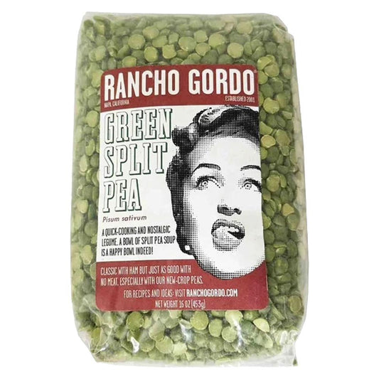 Rancho Gordo - 'Green Split Pea' Heirloom Beans (16OZ)