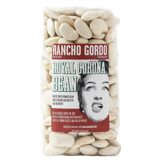Rancho Gordo - 'Royal Corona' Heirloom Beans (16OZ)