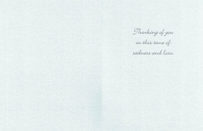 Notion Card - Sympathy Card: Single White Lily