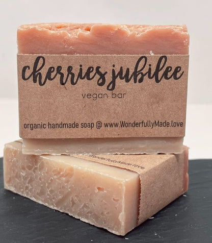 Cherries Jubilee Soap Bar | Sweet Soap Bar | Natural