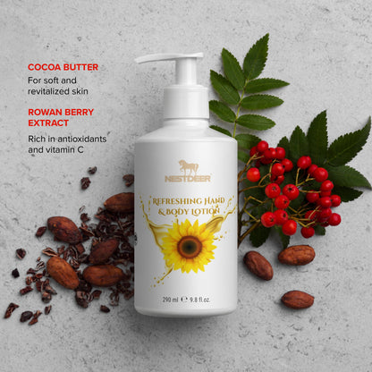 Refreshing hand & body lotion