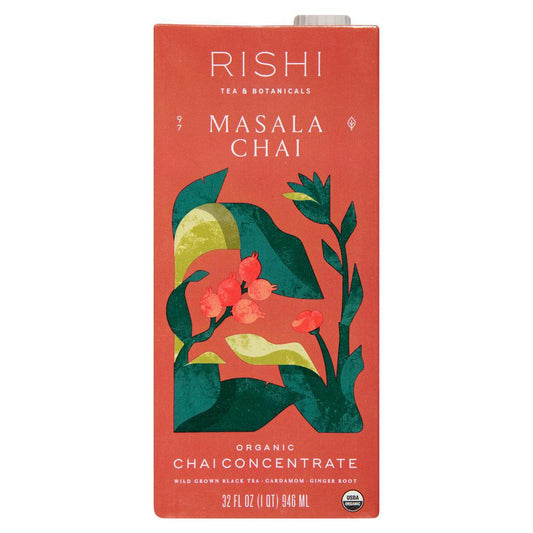 RISHI Tea & Botanicals - Organic Masala Chai Concentrate (32OZ)
