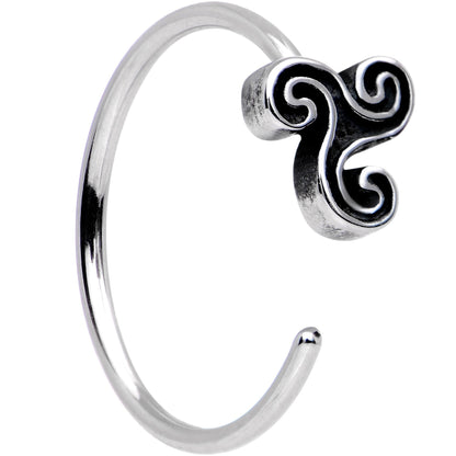 20G Aurora Gem Ultra Modern Nose Bone Captive Ring Pack Set of 5