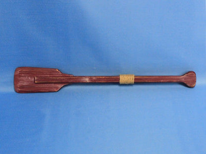 Wooden Rustic Hampshire Decorative Squared Boat Oar w/ Hooks 24""